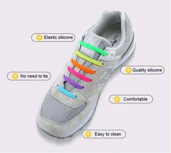 Picture of NO TIE SILICONE LACE COLOURS